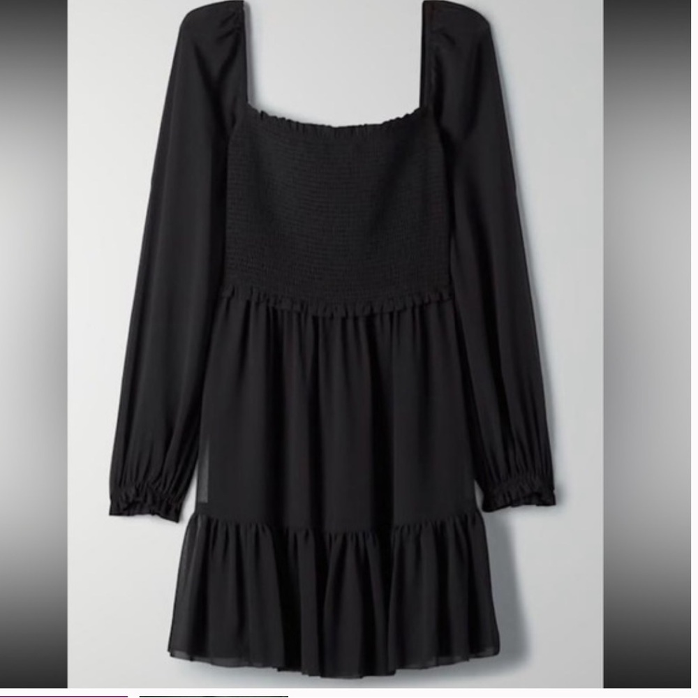 Wilfred tempest black small Elegant Black Dress